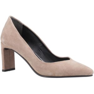 Hush Puppies - Olivia - Suède Pumps - Mokka