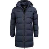 Arctic Seven - Heren Gewatteerde Winterparka - Marine
