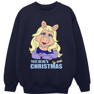 Li-cense Disney heren muppets miss piggy koningin van de feestdagen sweatshirt