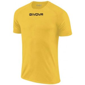 Givova - Capo T-shirt - Heren - 100% Polyester - Geborduurd Logo - Crew Neck - Korte Mouwen