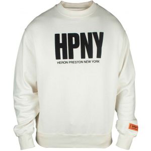 Heron Preston - Sweatshirt - Wit - Katoen - Lange Mouwen - Grafische Pelikaanprint