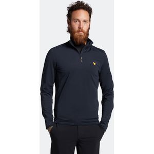 Lyle & Scott - Tech 1/4 Zip Midlayer - Marine - Truien