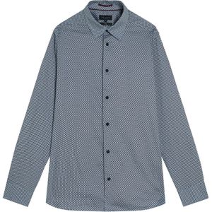 Ted Baker - Faenza - Geometrisch Overhemd - Navy