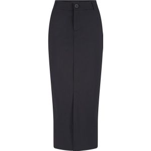 Kokerrok - Zwart - 80% Polyamide 20% EA - Knoopsluiting met Rits