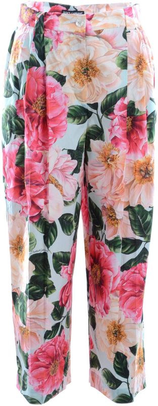 Dolce & Gabbana Women Flowers Trouser