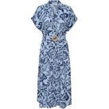 Only onljakiri linen ss midi shirt dress 15357784 cerulean