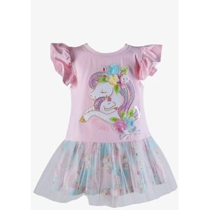 Daga - Unicorn Jurk - Jerseyjurk - Meisjes - Girls Faces Collectie