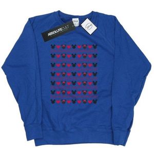 Li-cense Disney dames mickey en minnie kersthartjes sweatshirt