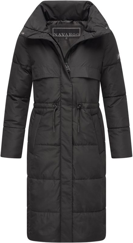 NAVAHOO Wintermantel  oranje / zwart / offwhite