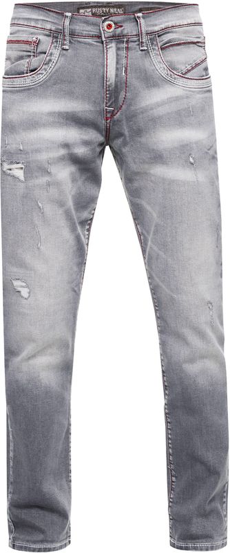 Rusty Neal - ODAR - Jeansbroek - Destroyed - Regular Fit - Stretch