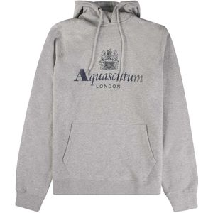 Aquascutum - Active Big Logo - Hoodie - Lichtgrijs