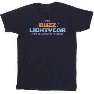 Li-cense Disney heren lightyear altijd zeker tekst t-shirt