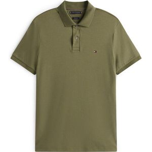 Tommy Hilfiger - Polo Korte Mouw - Groen - Katoen