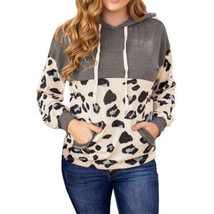Leopardprint Hooded Sweatshirt