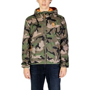Camo Print Hooded Jacket