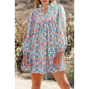 Geprinte Mini-jurk Casual Relaxed Fit