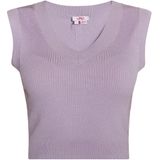 myMo ROCKS Trui  pruim / zwart