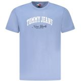 Tommy Jeans Varsity Pop T-shirt Met Korte Mouwen Blauw S Man