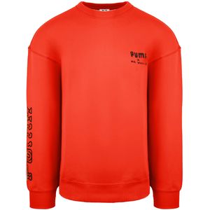 Puma - x Mr Doodle - Sweatshirt - Rood - Lange Mouw - Grafisch