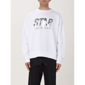 Golden Goose - Cotton Crewneck Sweatshirt - Wit - Katoen - Ronde Hals - Lange Mouwen