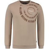 Ballin Amsterdam - Heren Slim Fit Sweater - Bruin