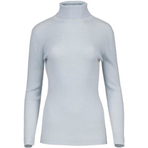 Top - Wolmix - Polokraag - Getailleerd