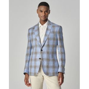 Dutch Dandies - Sorrento - Colbert - Blauw - 100% Linnen