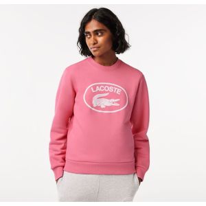 Lacoste - Loose Fit - Sweatshirt - Roze - Organisch Katoen