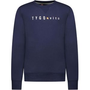 Tygo & Vito Jongens sweater met geborduurd logo noos