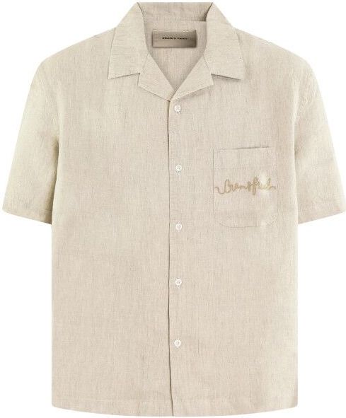 Bram's Fruit - Garden Hose - Overhemd - Beige - Linnen