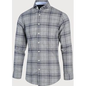 Blue Industry - Grijs Ruit Overhemd