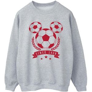 Li-cense Disney dames mickey voetbalhoofd sweatshirt