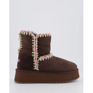 Mou Dames norfolk platform mocha