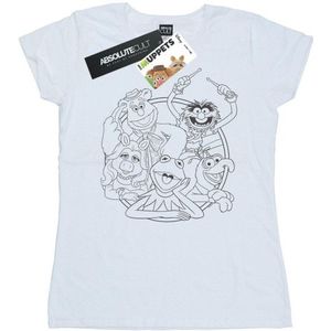 Li-cense Disney dames the muppets groep lijn art katoenen t-shirt
