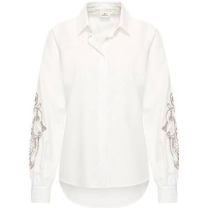 HV Polo - Blouse - Zand - Lange Mouw - 0404103758 Zett