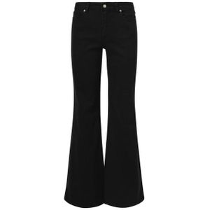 Smashed Lemon Mediumblauwe flared jeans |