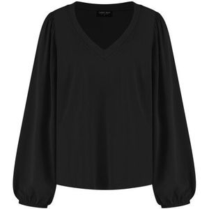 Lady Day - Tress - Top - V-hals - Lange Mouwen - Rechte Pasvorm