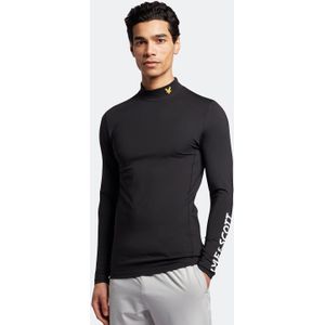 Lyle & Scott - Tech Baselayer Knitwear - Zwart - Slim Fit - 75% Polyester