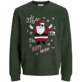Jack & Jones Heren kersttrui jjchristmas donker