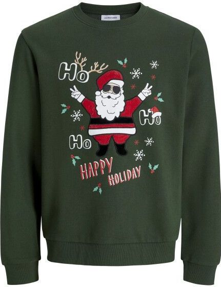 Jack & Jones Heren kersttrui jjchristmas donker