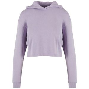 Urban Classics Dames terrycloth lichtgewicht oversized crop hoodie