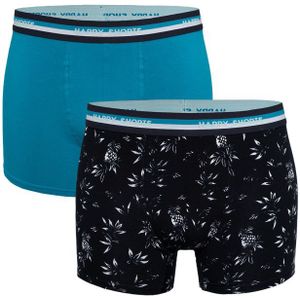 Happy Shorts - 2-Pack - Boxershorts - Multicolor - 95% Katoen / 5% Elastaan