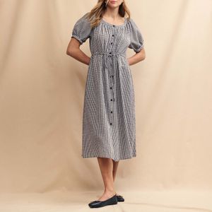 Nobody's Child - Jade - Midi Jurk - Zwart - A-lijn