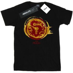 Li-cense Disney heren mulan moed draak symbool t-shirt
