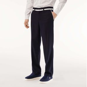 Lacoste - Straight-Fit Badge Detail - Herenpantalon - Blauw