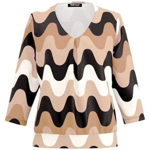 Frank Walder - Blouse lange mouw - Zand - NOS725421