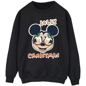 Li-cense Disney heren mickey mouse jolly kerstbril sweatshirt