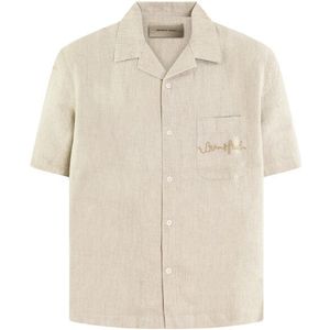 Bram's Fruit - Overhemden - Heren - Beige - Linnen