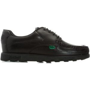 Kickers - Fragma - Leren Schoen - Zwart - Junior