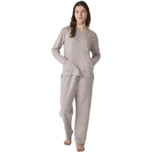 JJB5 Zacht gebreide damespyjama met lange mouwen